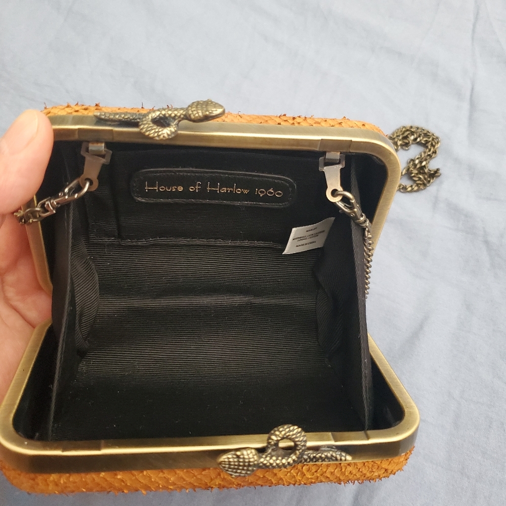 House of Harlov 1960 Mini Box Clutch  Purse Marley. - Picture 4 of 11
